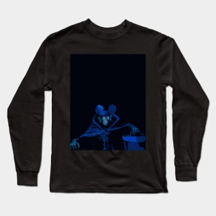 Hatbox Ghost Mouse Ears Long Sleeve T-Shirt